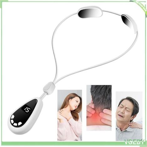 Fafeicy Masseur de colonne cervicale suspendu Masseur intelligent de colonne cervicale suspendu, Mini electromenager massage Blanc (1/5)