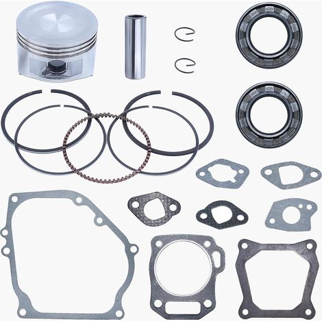 Kit de reconstruction joint segment piston mm pour tondeuse à gazon essence Honda CV kW. 68 GX160 GX200 168F 5 5/6 2-3 (1/4)