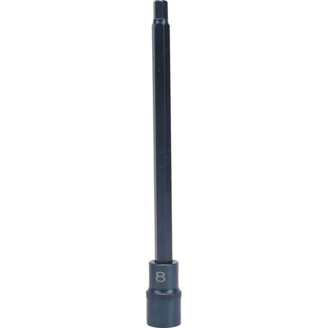 Douille Hexagonale 1/2 Pouce Interface Carrée Clé Rapide Acier Allié S2 Bleui Outils à Main (1/5)