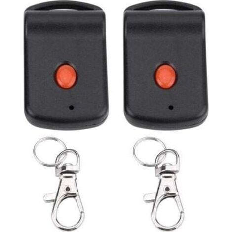 car key gardoor opener remote control duplicator,Télécommande de porte de garage, 2 Pcs Télécommande porte-clés Mini porte de garà diance émetteur de garreplacement pour Doormat (1/4)