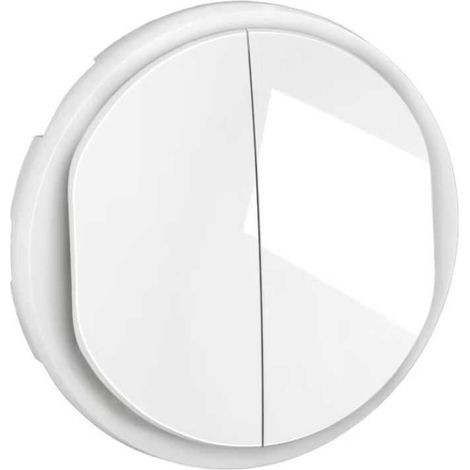 Enjoliveur pour double interrupteur ou va-et-vient lumineux - Céliane - CB3027 - Legrand