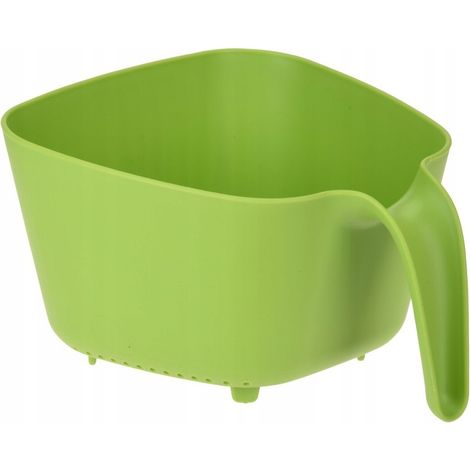 Passoire de cuisine avec poignée, égouttoir en plastique, 2,4 l (1/3)