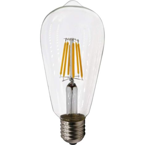Bombillas LED Retro Edison ST64 E26 (2 unidades, 6 W, 2700 K, blanco cálido, no regulables, 220 V) (1/5)