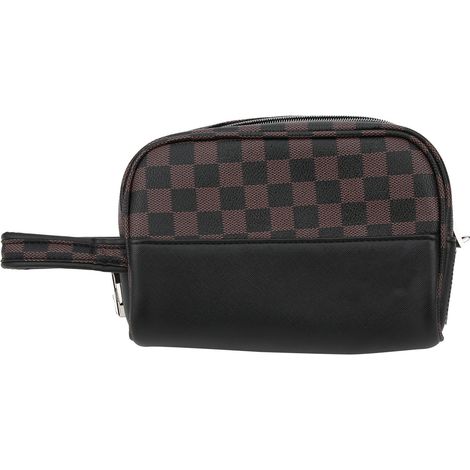 Sac à main étanche multifonction portable avec serrure pour outils et accessoires (Marron) (1/5)