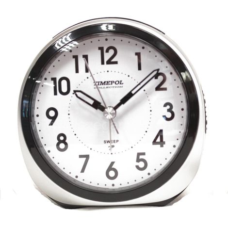 Reloj despertador de cuarzo RD872SP plateado perfecto