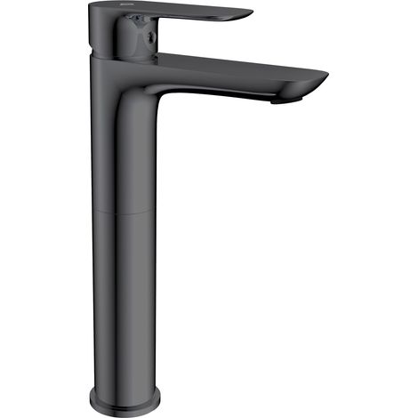 Grifo de lavabo con mezclador monomando Cassio Titanio caño alto (1/2)