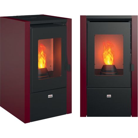 STUFE PELLET QUEEN LITTLE 6 BORDEAUX