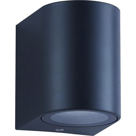 Applique Murale Extérieure Pour Ampoule LED GU10 IP54 Noir Sablé ZAMBELIS E306 (1/2)