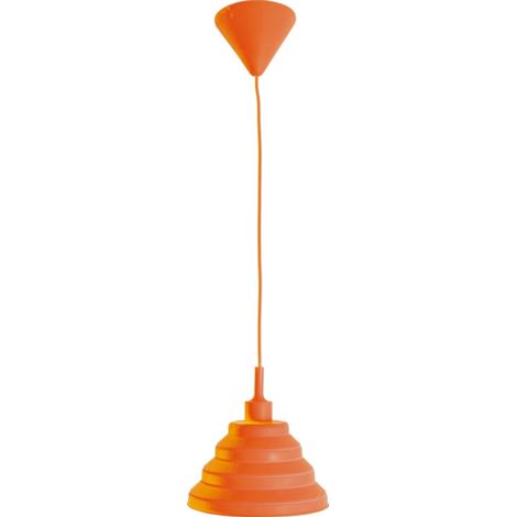 Naeve CARA Plafonnier suspendu dôme orange 1xE27 (1/2)