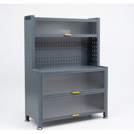 Meuble de rangement pour alimentation de bébé gris premium modèle 10 (1/5)
