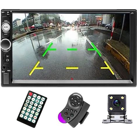 Multimedia-Autoradio, 7-Zoll-Bildschirm, Bluetooth-Konnektivität, 12-LED-Kamerasteuerung (1/2)