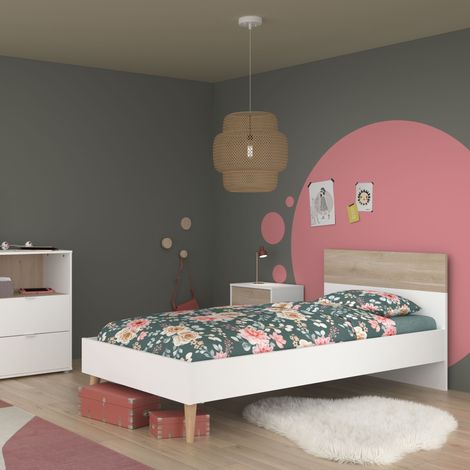 Lit enfant 90x190/200cm bicolore GABY - GABY (1/5)