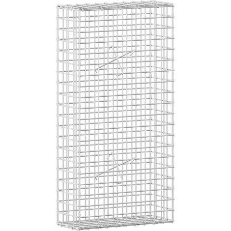 Gabione mit 5 mm Draht und 5x5 cm Maschen 50x20x100 cm vidaXL (1/5)
