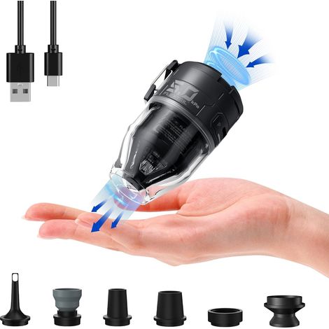 Max Pump 3 Pompe à air portable, 5,0 kPa, légère, charge USB pour gonfler et dégonfler les aides à la natation, matelas à air et gilets de sauvetage