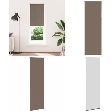 vidaXL Verdunkelungsrollo Kaffeebraun 85x230 cm Stoffbreite 80,7 cm (1/5)