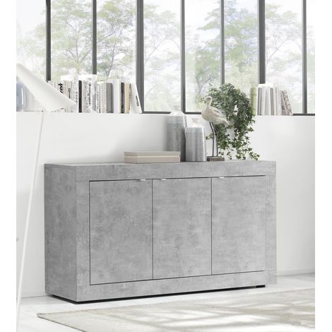 Buffet BASIC finition béton 160 cm (1/2)
