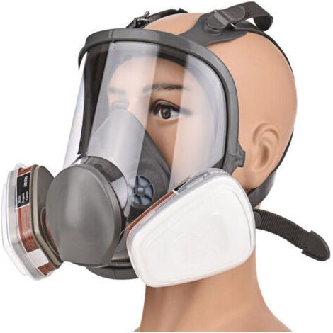 NALOOKAMIC Respirateur réutilisable couverture intégrale 16 en 1 respirateur à vapeur organique pour la peinture, le polissage, le soudage et autres protections de travail (1/3)