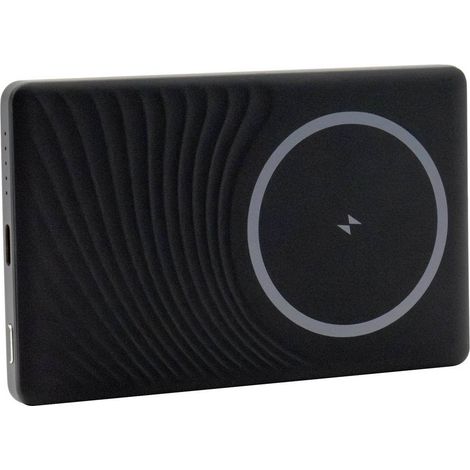 RealPower Power bank 5.000 mAh Consegna di potenza, Ricarica senza fili Qi, MagSafe Presa USB-C ® (Power Delivery) Tita (1/2)