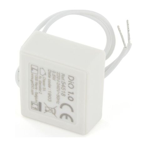 Module LED bipasse 230V – Élimine le courant résiduel – Consommation 0.5W – Installation rapide pour ampoules LED et ECO – DIO