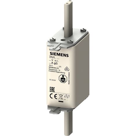 Siemens Indus.Sector NH-Sicherungseinsatz G1 125A 500AC/440VDC 3NA3132 (1/2)
