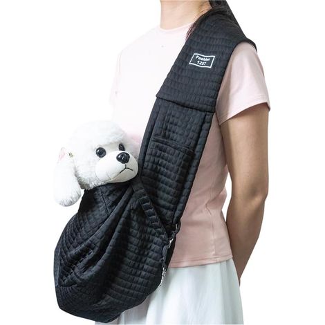 Sac Bandoulière Transport Chien Chat Respirant (1/5)