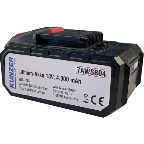Kunzer 7AWSB04 Batteria per elettroutensile 18 V 4000 mAh Li-Ion (1/3)