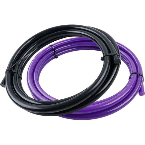 Protecteur de flexion de tuyaux en cuivre, 2 pièces, bandes de tubes intégrées de 3/4 à 7/8 pouces, noir et violet (1/5)