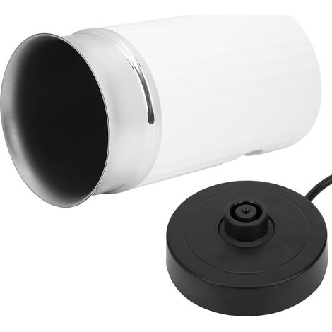 Mousseur à lait électrique entièrement automatique 240 ml, ustensiles de cuisine, prise UE 220-240 V, blanc (1/5)