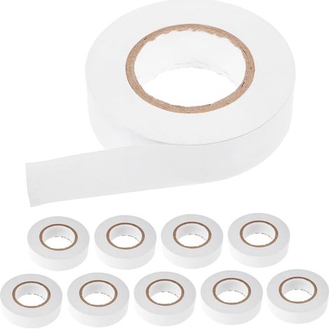 10 rouleaux de ruban isolant électrique en PVC résistant à la chaleur (1/5)