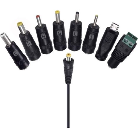 Adaptateur D Alimentation Reglable 3-12 V - Alimentation Secteur A Commutation 30 W - 8 Embases Interchangeables - Pour Appareils Electroniques (1/5)