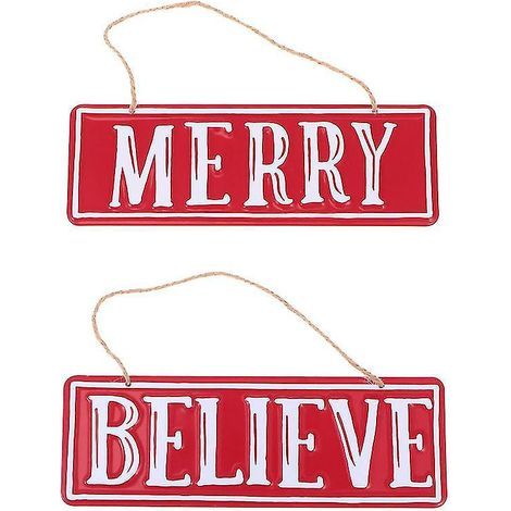 Set mit 2 Weihnachtstüranhängern (1/3)