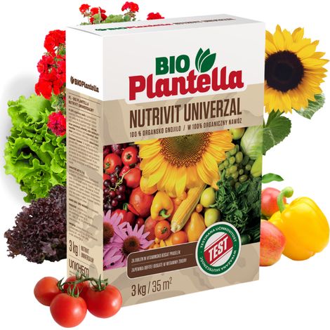BIO PLANTELLA Universeller Mehrkomponenten-Ökodünger NPK 3 kg