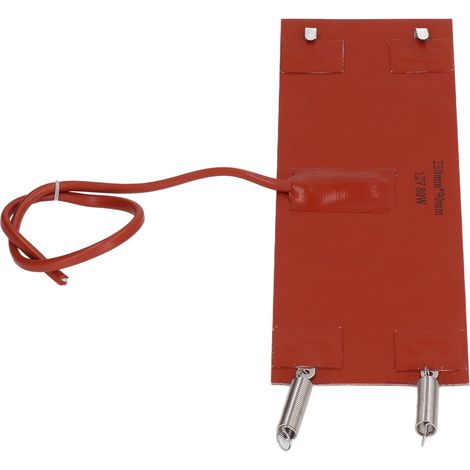Tapis chauffant silicone 12V 80W 250x90mm étanche pour camion et matériel industriel (1/5)