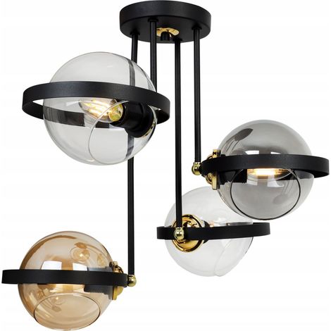 Suspension moderne en anneau de verre MIX (1/5)