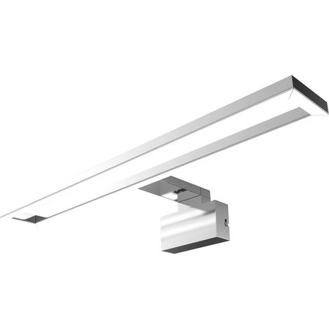 OSRAM Luminaire chromé, 4000 K, blanc froid, 700 lm, 10 W, acrylonitrile butadiène styrène (ABS), angle de faisceau de 120° (1/4)