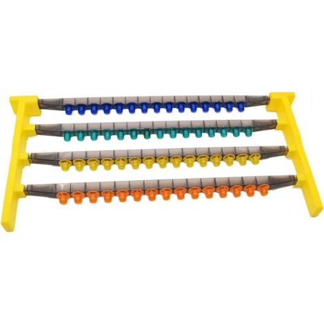 Barre Support Élevage Reines Style pour américain Barre Support Plastique , résistance pour usure, usage rucher fréquent, léger 163g, manipulation aisée (1/5)