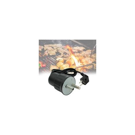 Moteur Tourne Broche,Moteur de Barbecue, Moteurs de barbecue, barbecue à moteur électrique rotatif rotatif AC BBQ Support rôti 220-240V Moteur d'accessoires de moteur H669