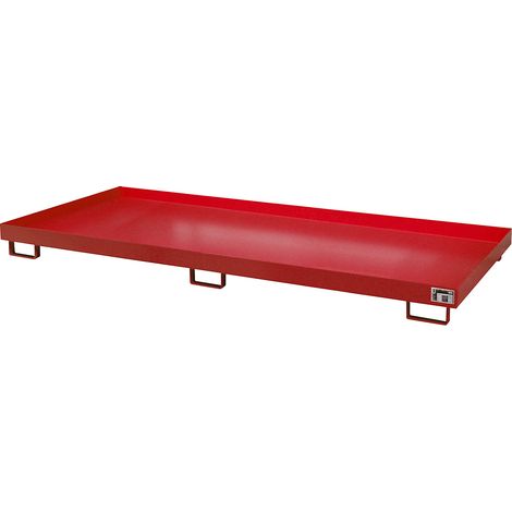 Bauer Südlohn Bac à étagère RW 3300-1, peint, rouge feu (1/2)