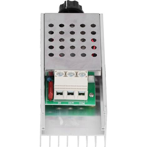 Régulateur de tension, variateur LED, contrôleur de vitesse de moteur électronique 10 000 W avec boîtier, 220 V CA (1/5)