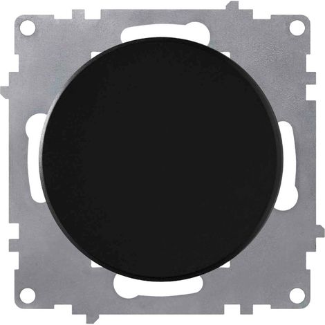 Interrupteur OneKeyElectro bouton poussoir simple, noir (1/3)