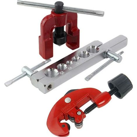 3-28mm Tube Cutter Flaring Tool Kit Manual Pipe Expander Metric