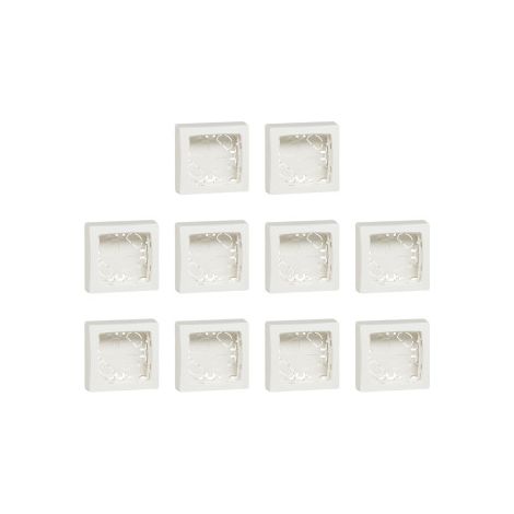 Legrand - Oteo - LOT de 10 Cadres saillie 1 poste - Blanc - Ref. : 086091x10 (1/2)