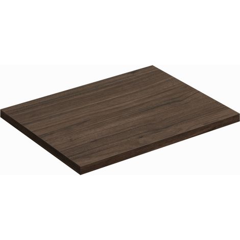 Plateau meuble sous vasque - L 60 x P 46 x H 2,5 cm - Caldera Foncé - Livraison gratuite