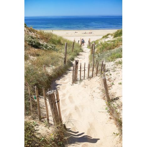 Tableau sur toile côte atlantique 30x45 cm - Impression sur Toile Murale Décorative - Image imprimée en HD sur Toile - Toile sur Châssis en Bois FSC - Fabriqué en France (1/5)