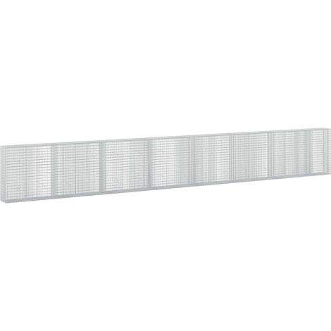 Gabione mit 5 mm Draht und 5x2,5 cm Maschen 750x30x100 cm vidaXL (1/5)