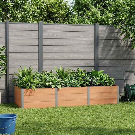 Teenpull – Hochbeet Braun 300 x 100 x 54 cm (1/5)