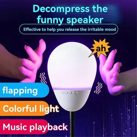 Tragbare Nachttischlampe mit T6-Bluetooth-Lautsprecher für Entspannung und farbenfrohe Beleuchtung (1/5)