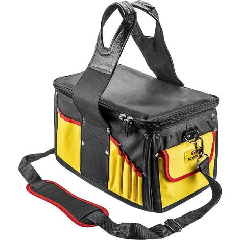 Werkzeugtasche mit 24 Taschen und Schultergurt