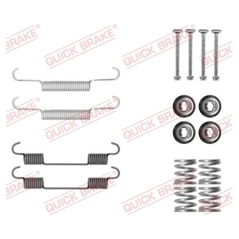 Kit d'accessoires, mâchoires de frein de stationnement Quick Brake 105-0897