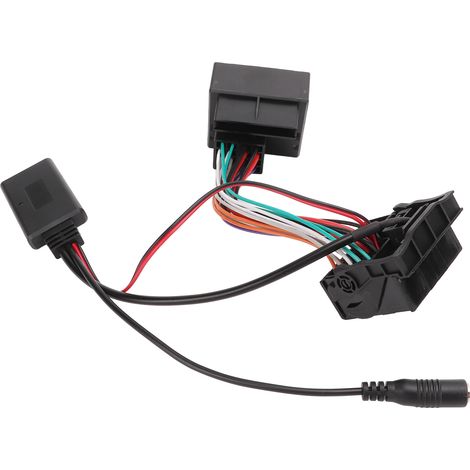 Adaptateur audio sans fil Bluetooth 5.0 avec câble d'entrée auxiliaire et microphone, remplacement pour Ford Focus, Mondeo, Fiesta et Fusion 6000CD (1/5)